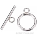 Acier inoxydable OT Fin Toggle Clasps 20 Pack